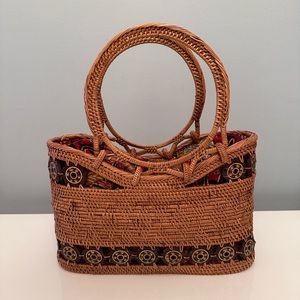 Basket bag from Bali